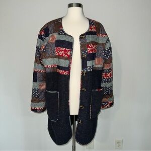 Patch Work Jacket/Cardigan